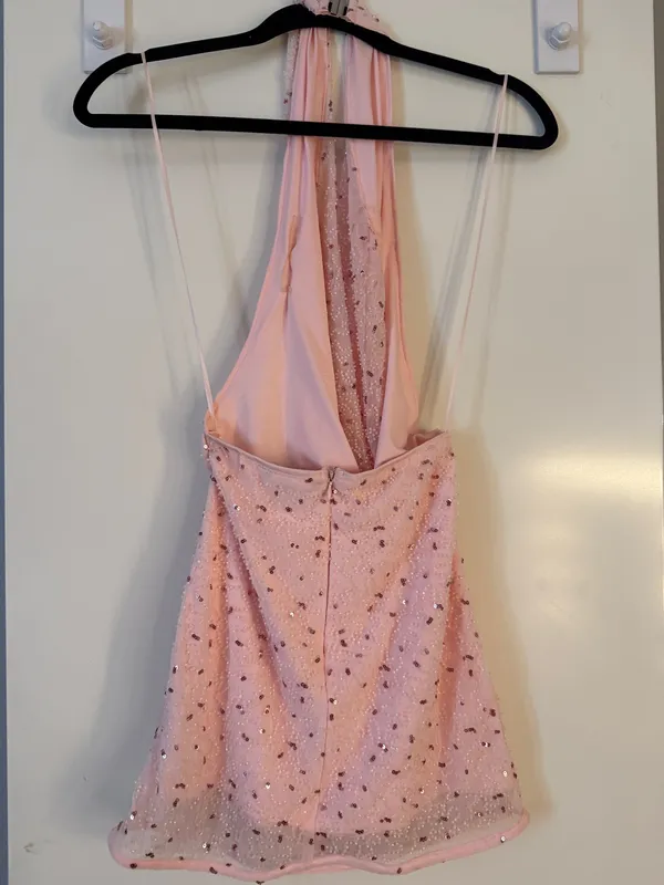 Windsor Pink Sequin Mini dress - Image 3