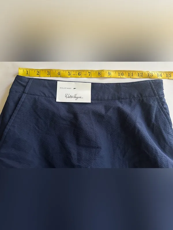 Women’s Textured Scalloped Skort size 2 Blue - Image 5