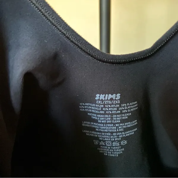 NWOT Skims‎ Seamless Sculpt Brief Bodysuit Onyx Size XXL 2X - Image 7