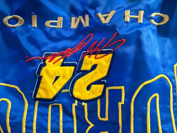 Jeff Gordon authentic NASCAR jacket Blue Size XL - Image 8