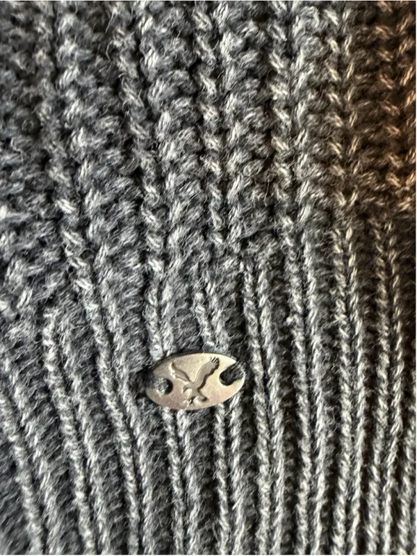 American Eagle Outfitters Cardigan L Open Knit Boho Grunge Granola Girl S8 - Image 10