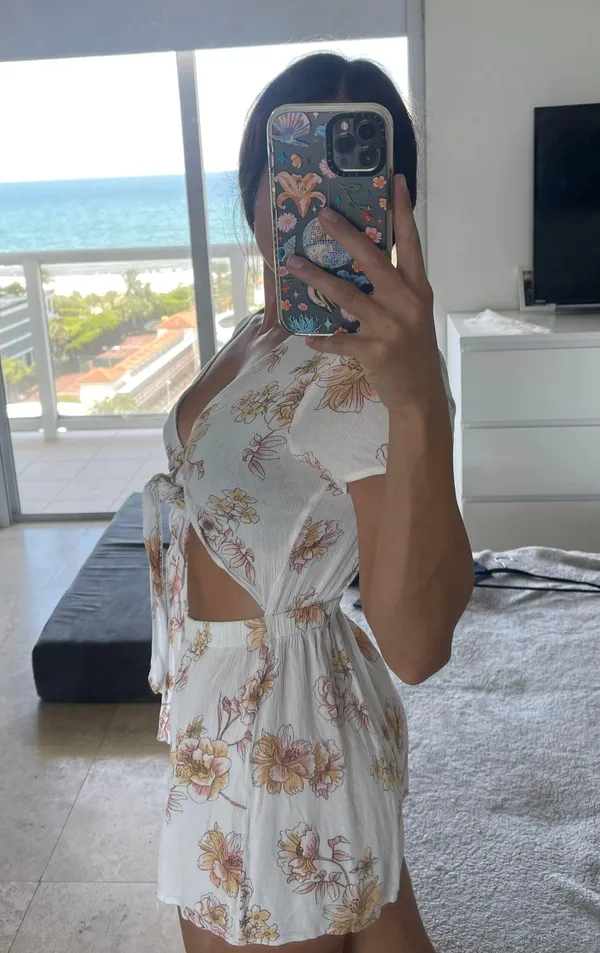 Floral romper Multi Size XS - Image 3