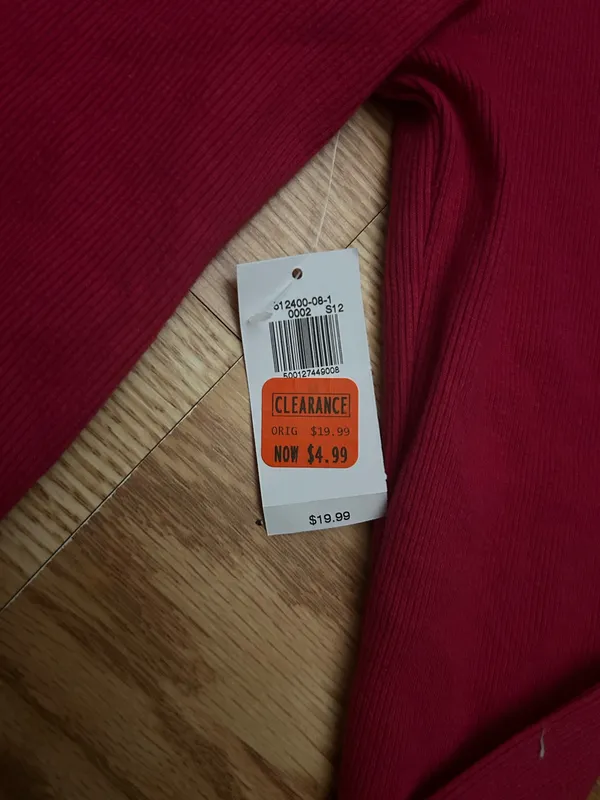 Red old navy long sleeve - Image 3