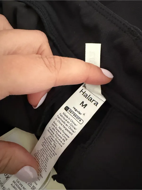 NWT HALARA Flex Luxe Pockets Black Work Pants Sz M - Image 7