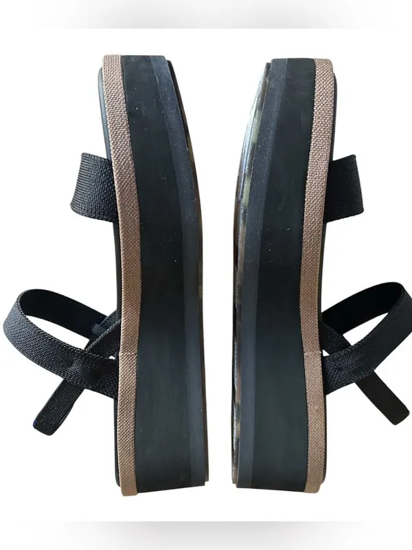 Rothy's The Lightweight Wedge Sandals, Black, Size 10.5, NWT No box - Image 7