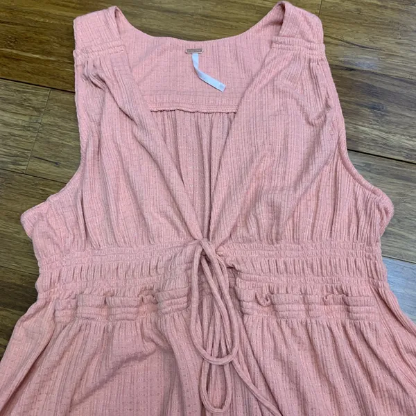 Free People Beach Bound Tank Top Womens Size Small‎ Tie Front Sleeveless Casual - Image 2