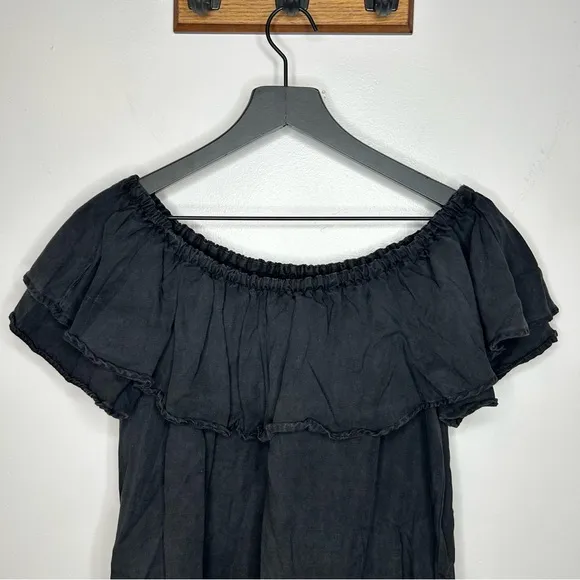 Zara‎ Black Off the Shoulder Dress Size M - Image 3