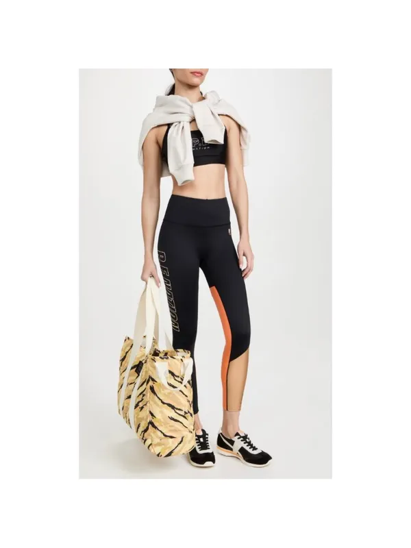 PE Nation High Rise Logo 7/8 Leggings Small Streetwear Blockette‎ Gorpcore Gym - Image 14