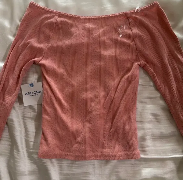 Arizona Coral Off the Shoulder Top - Image 2