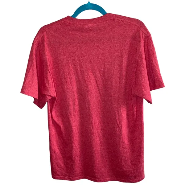 Red Love Oklahoma Graphic‎ Short Sleeve Tee Shirt - Image 2