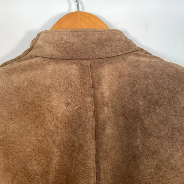 Vintage 70's Gary Gordon Outerwear Tan Suede Leather Jacket Coat Womens XS - Image 8
