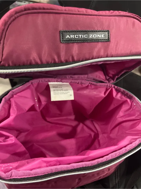 Artic Zone Pink Quilted lunch/ Cooler Bag - Image 6