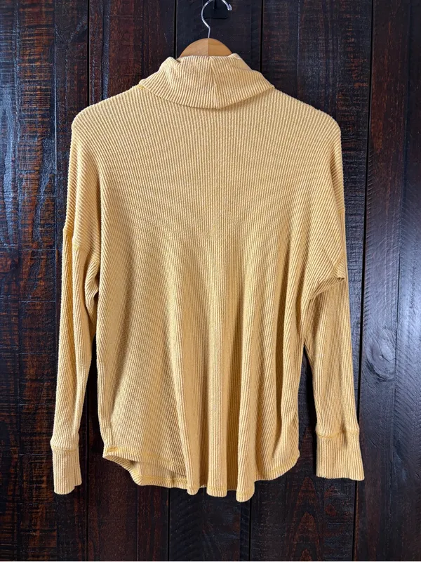 American Eagle Fall Colors Drapey Thermal Long Sleeve Turtleneck Small - Image 6