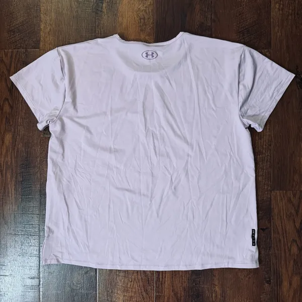 UNDER ARMOUR lavender Rush tee shirt, size L, unisex - Image 2