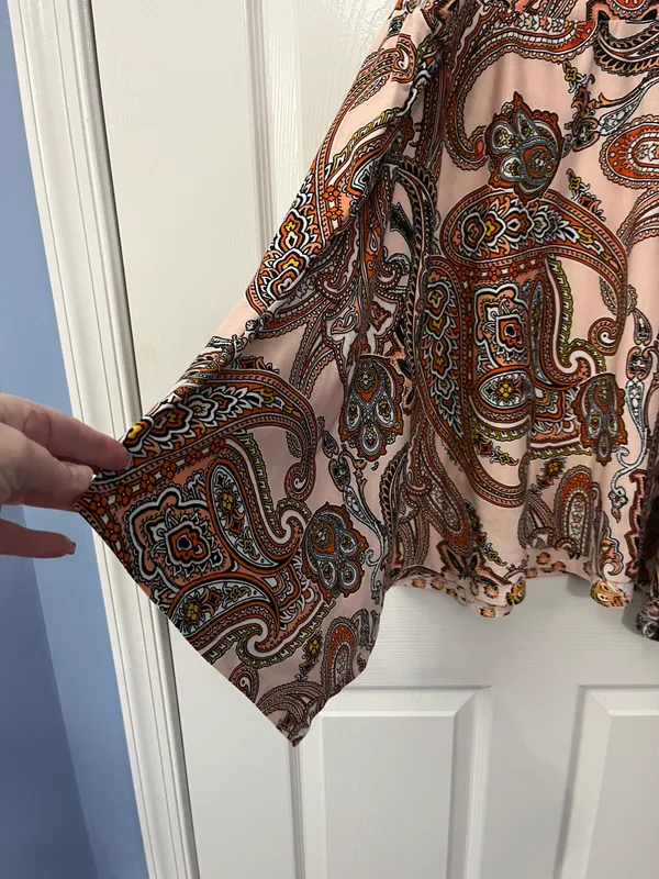 EST. 1946 Size XL Paisley Print Flowy Skirt - Image 5