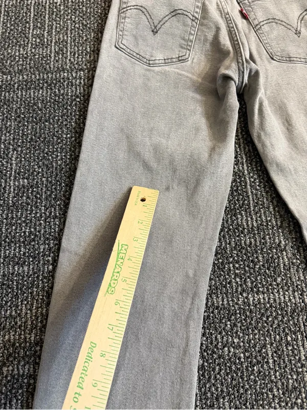 Levi's Wedgie Straight Ankle Jeans Button Fly Size 28 - Image 6