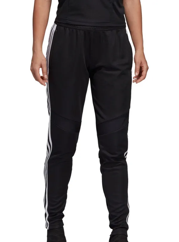 Black Three Stripe Joggers - Image 2