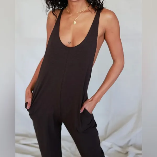 Skatie Alyse jumpsuit in BLACK Large - Image 2