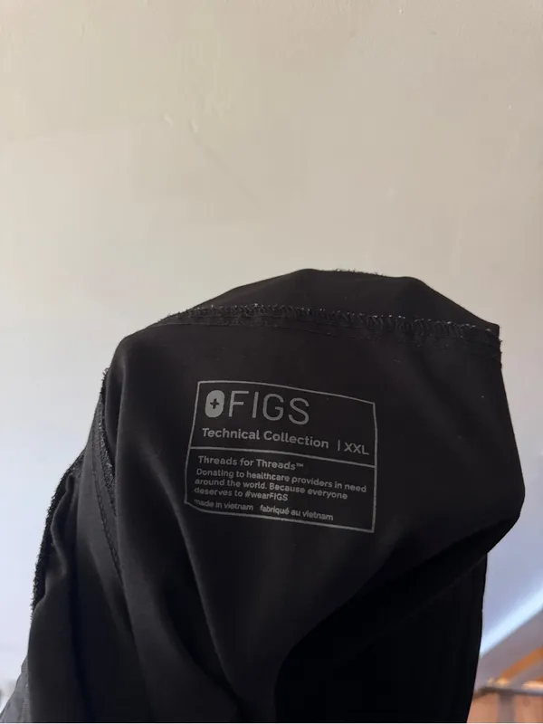 Figs Black Kade Straight Leg Scrub Pant Size XXL - Image 10
