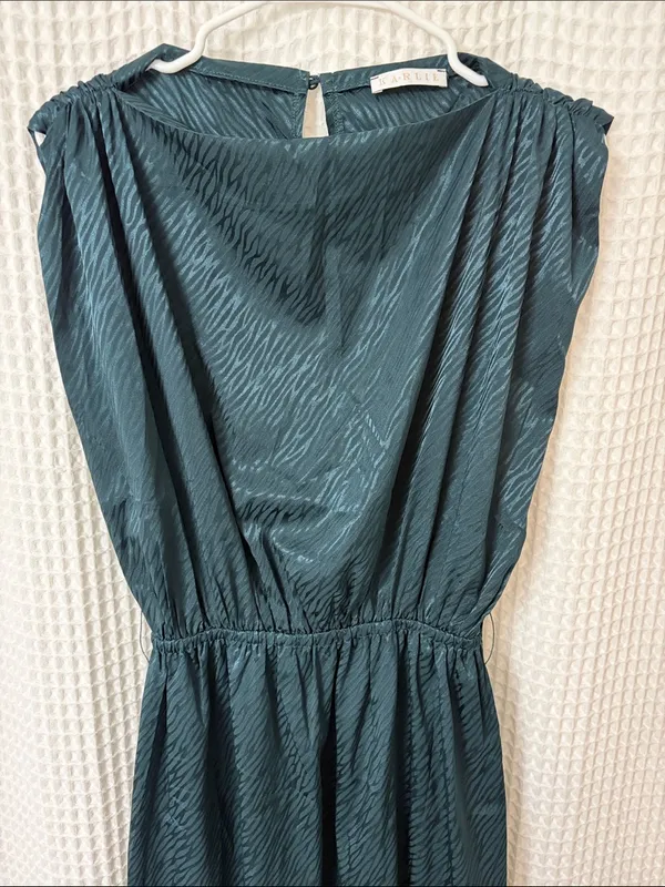 Karlie Satin Forest Midi Dress Size Small - Image 7