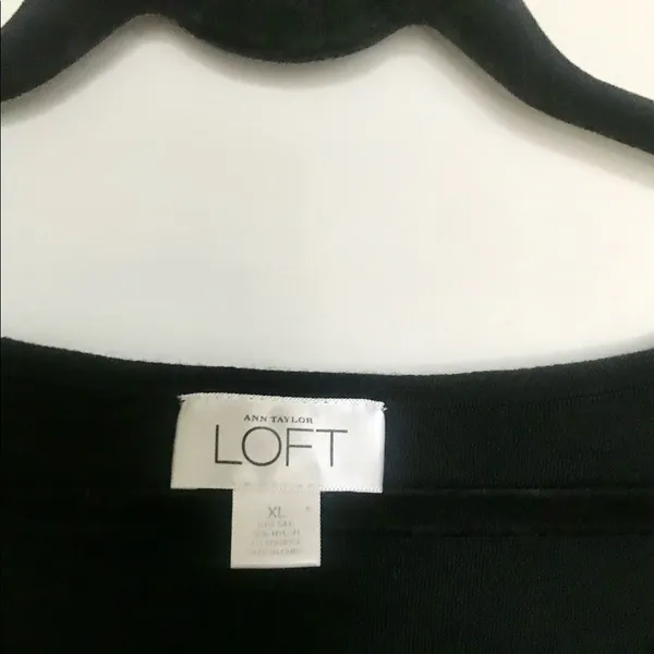 Ann Taylor LOFT Black Sleeveless Blouse Sz XL - Image 2