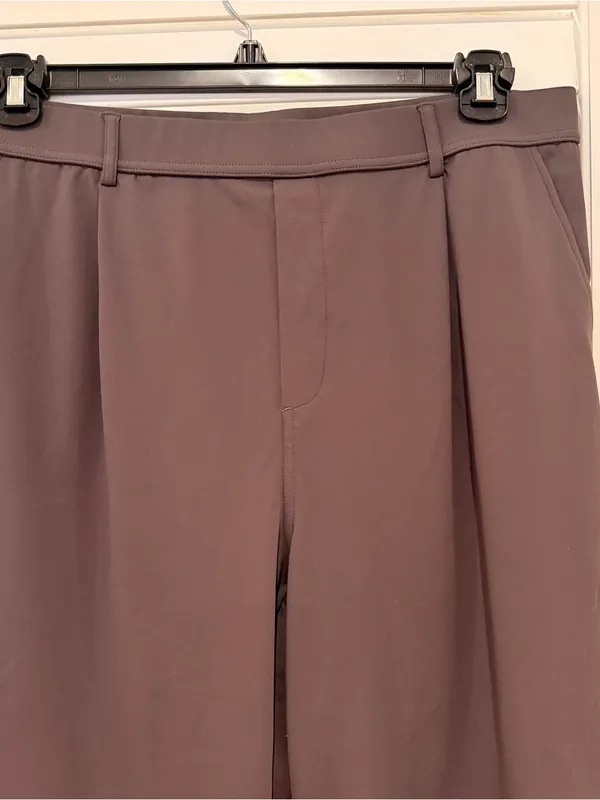 Halara Flex DayStretch High Waisted Pocket Wide Leg Pants Sz XL Gray Pull On - Image 2