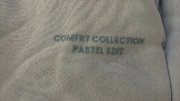 Comfort pastel sweatpants blue - Image 3