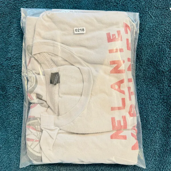 Melanie‎ Martinez Graphic T Shirt XXL Beige Oversized Short Sleeve - Image 5