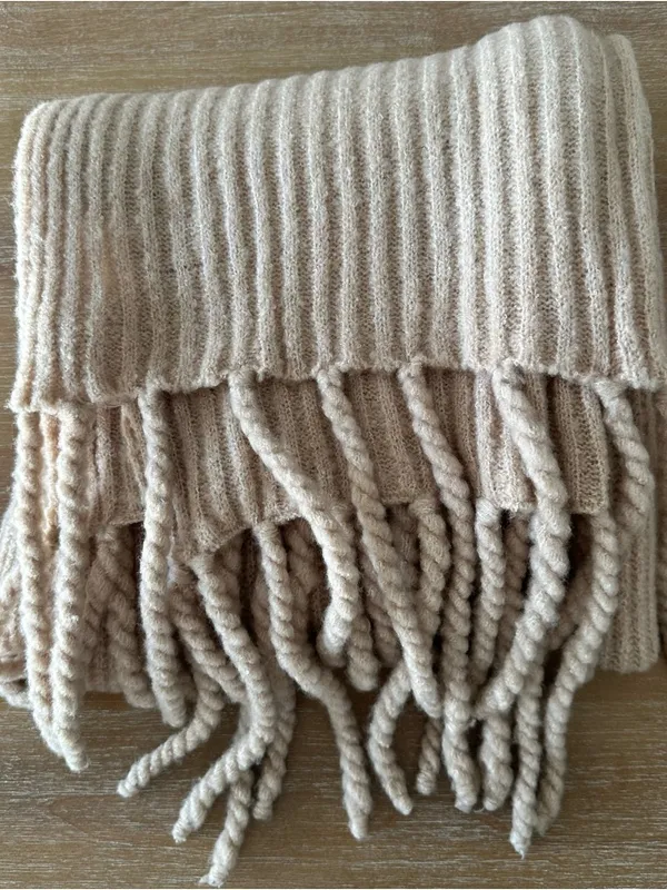 Free People Chunky Knit Scarf - Image 3