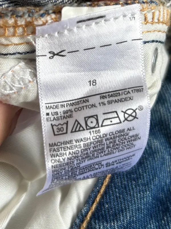 NWT Old Navy Mid-Rise O.G. Straight Jeans Casual Denim Classic Fall - Image 4