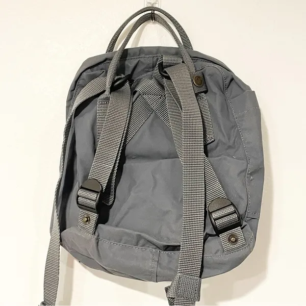 Fjällräven Unisex Kanken Mini Super Gray Geniune Book Outdoor Backpack Bag - Image 4