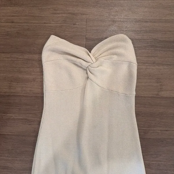 Knit dress Tan - Image 2