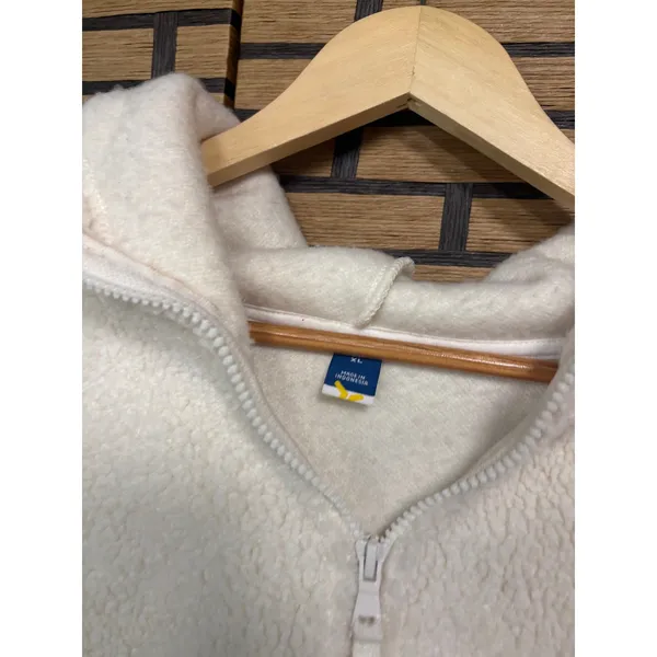 Old Navy Cream‎ Hoodie Size XL - Image 8
