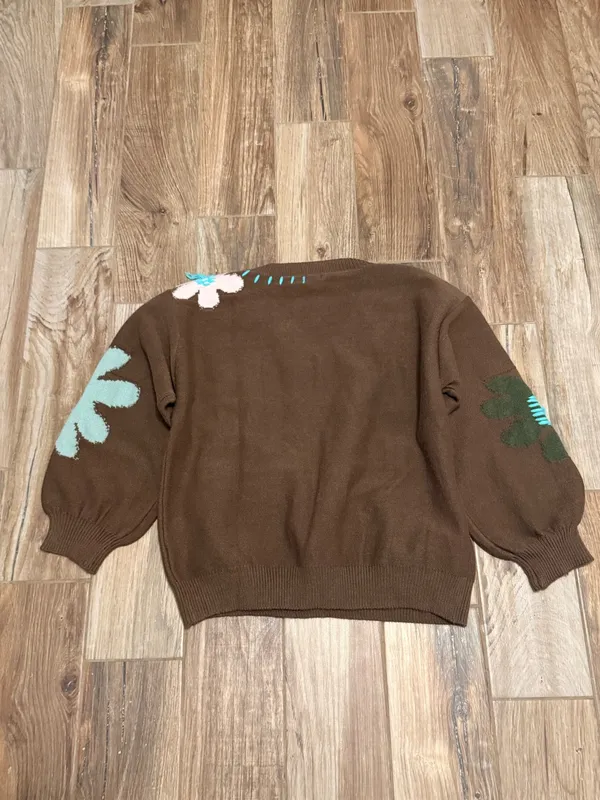 POL Good Mood Flower Print Sweater - Image 4