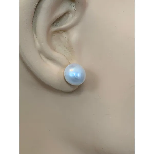 Sterling Silver AAA Pearl Earrings. Bridal Pearl Earrings. Fresh Water Pearls. - Image 4