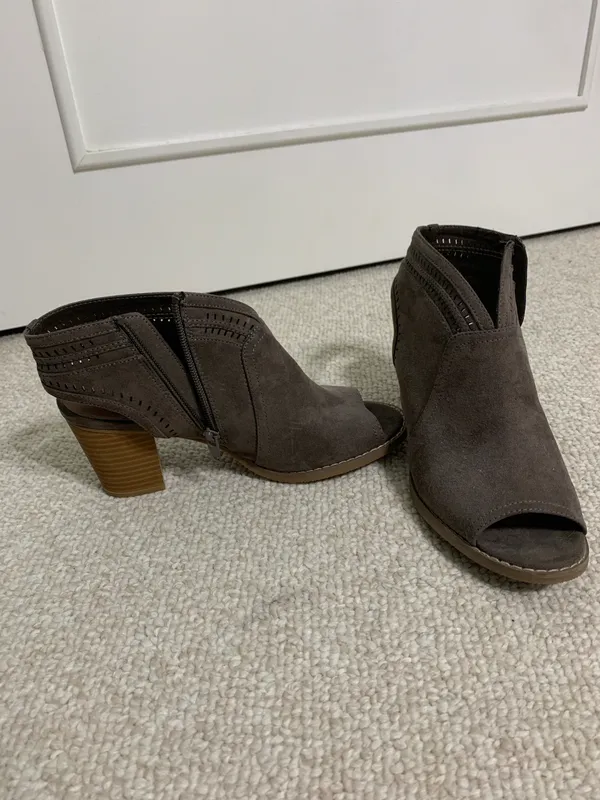 Sonoma Suede Heeled Booties - Image 2