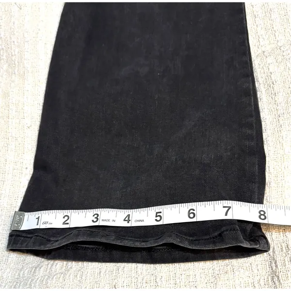Lucky Brand Uni High Rise Boot Jeans Black Stretch Denim Size 2 (25-26) - Image 2