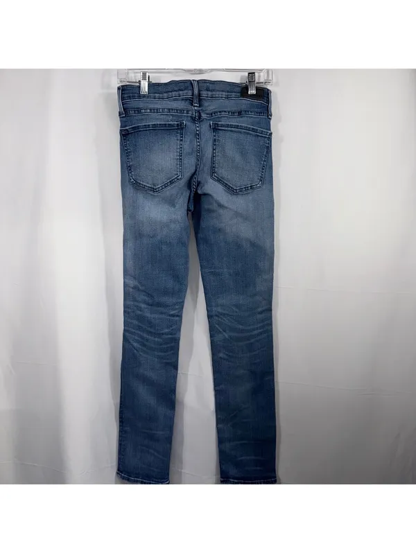 Express Cropped Legging Mid Rise Jeans Size 4 Stretch - Image 6
