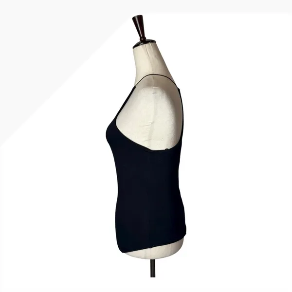 Alexander‎ Wang Black Halter Neck Racerback Bodysuit Size Small Cotton Blend - Image 7