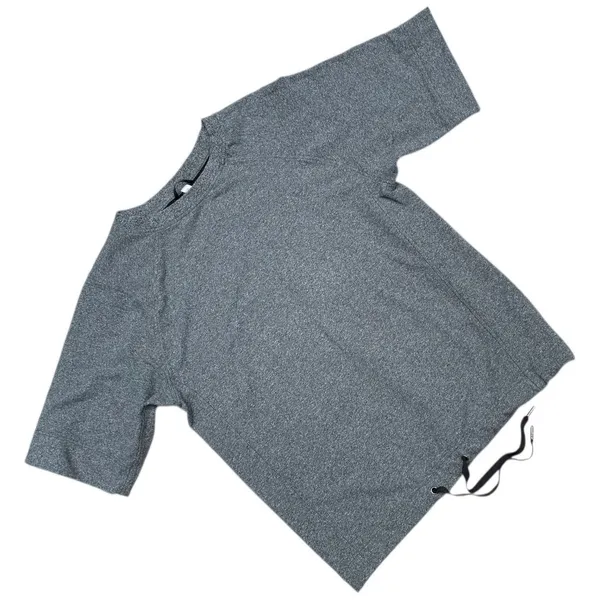 Lululemon Half Sleeve Gray Tunic Sweatshirt Size 10 M/L Loungewear Drawstring - Image 6