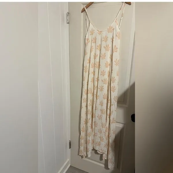 Citrine Swim Leta Tan Reef‎ Shell Dress Resort Low Back Beach Acacia Maxi Tank - Image 3