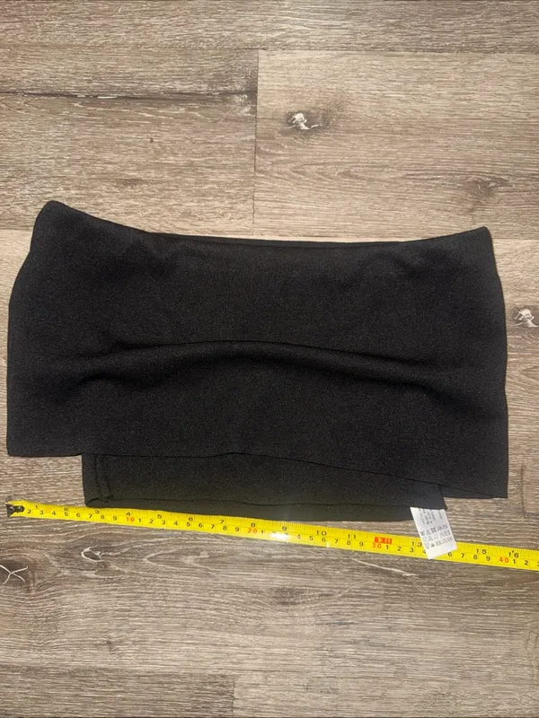 Zara Black Off-Shoulder Crop Top - Image 5