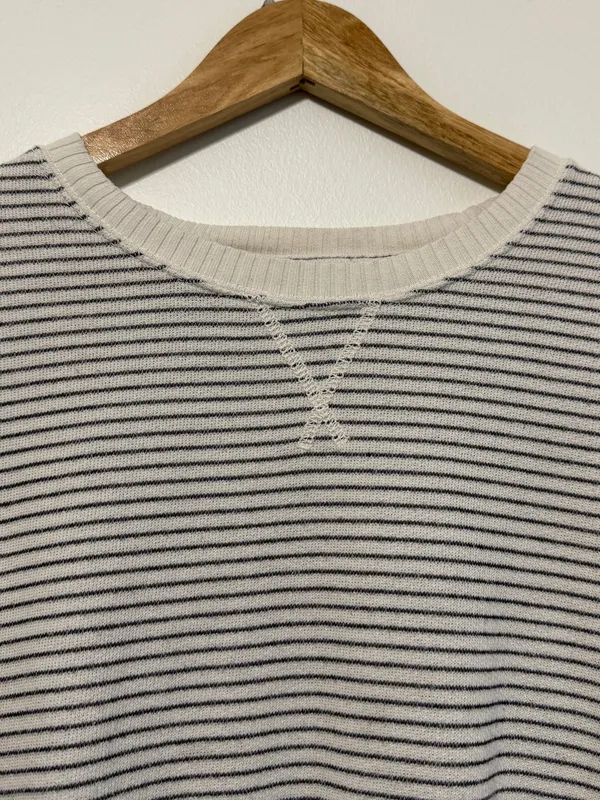 American Eagle Striped Oversized Sweatshirt Size XL Feels lived in sweater AE - Image 5