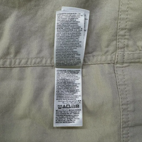 GAP Women Utility Jacket New Ivory Size L Drawstring Waist - Image 10