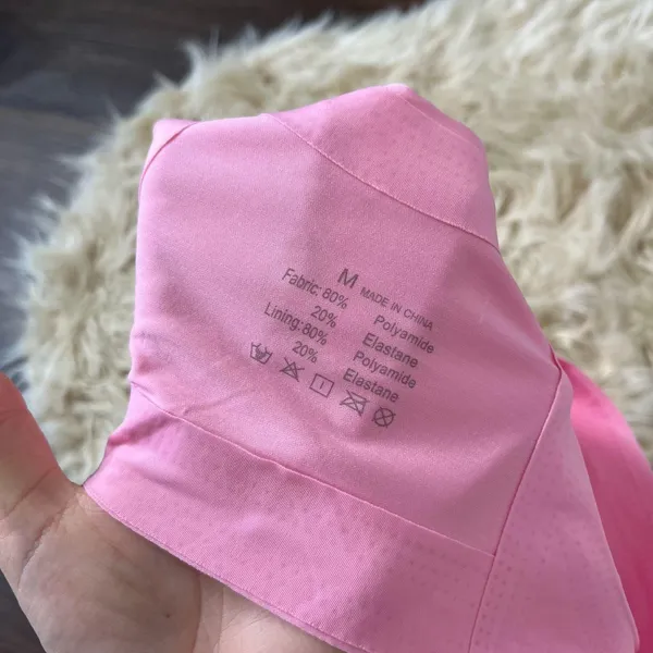 Source Unknown New bright pink seamless wireless comfort bra adjustable shoulder straps M - Image 3