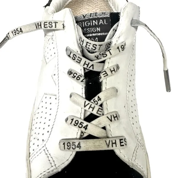 Vintage Havana White Star Black Suede Toe Sequin Heel Rollin 3 Sneakers Size 8.5 - Image 11