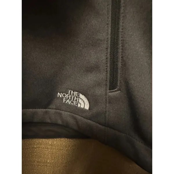 NWT The North Face Womans Ridgewall Vest Dark Grey Soft Shell Size Medium LOGO - Image 5
