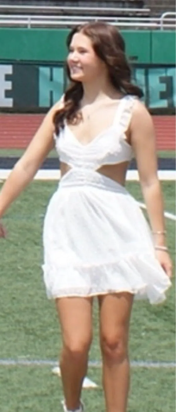 White Mini Dress - Image 3