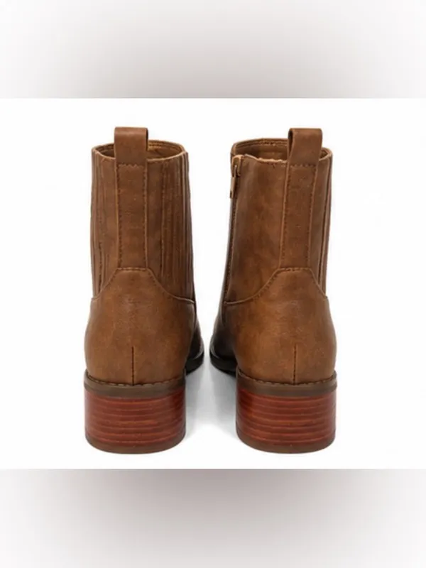 DV by Dolce Vita Delilah Brown Chelsea Ankle Boots Women’s Size 7.5 - Image 4