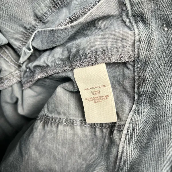 Free People | We The Free Cargo Pants Grommet Utility Size 10 Gray Hiking - Image 6